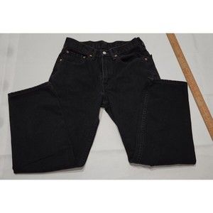 Levis 550 Jeans Men's Size 31x30 Black Denim Relaxed Fit